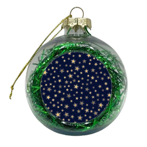 Christmas night stars - xmas bauble by haris kavalla