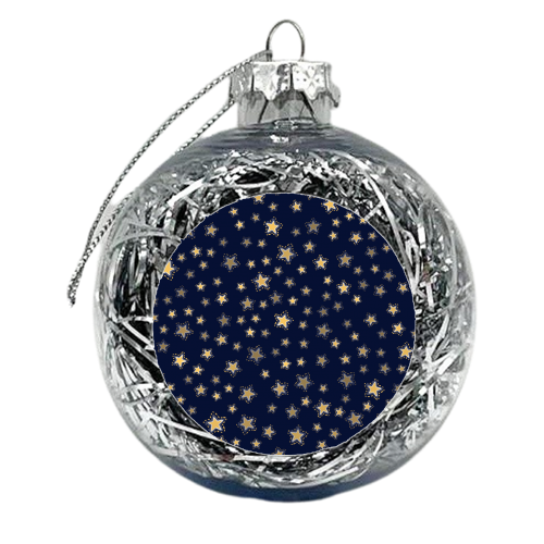 Christmas night stars - xmas bauble by haris kavalla