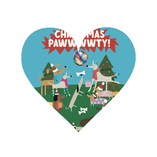 Christmas Pawty Dogs - Magnet by Giddy Kipper