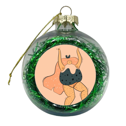 Christmas Puddin - xmas bauble by Alice Palazon