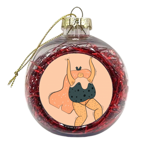 Christmas Puddin - xmas bauble by Alice Palazon