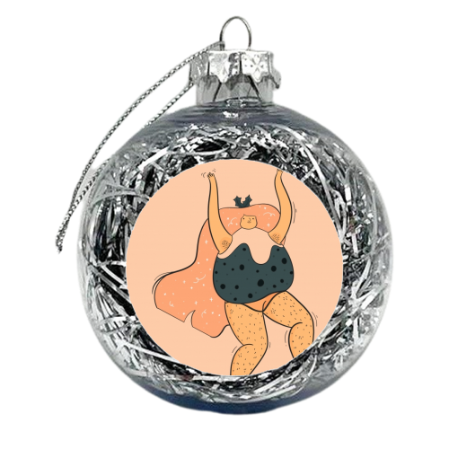 Christmas Puddin - xmas bauble by Alice Palazon