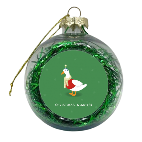 Christmas Quacker - xmas bauble by Sydney Jo Designs