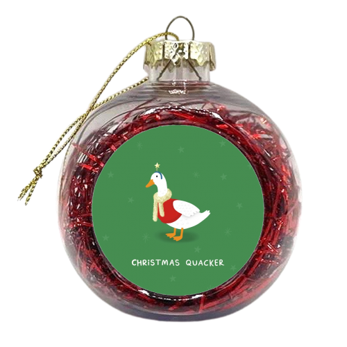 Christmas Quacker - xmas bauble by Sydney Jo Designs