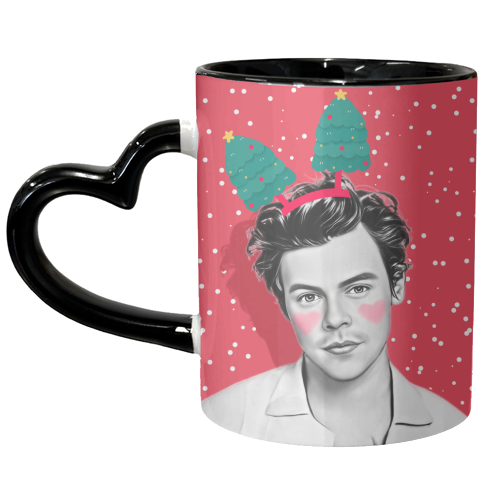 Christmas Red Harry - unique mug by DOLLY WOLFE
