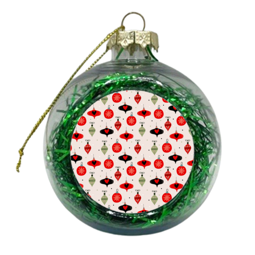 Christmas season pattern - xmas bauble by haris kavalla