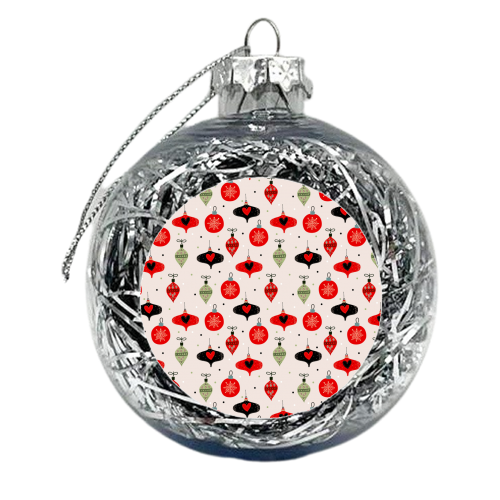 Christmas season pattern - xmas bauble by haris kavalla