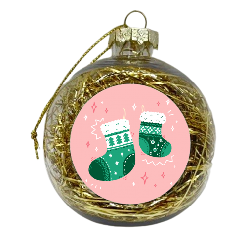 Christmas stockings - xmas bauble by Matt Joyce