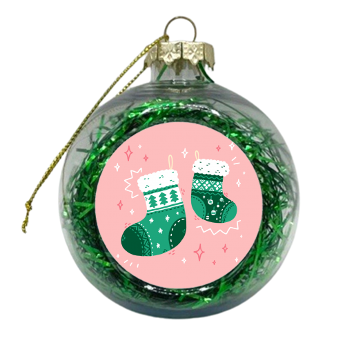 Christmas stockings - xmas bauble by Matt Joyce