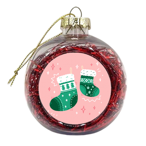 Christmas stockings - xmas bauble by Matt Joyce