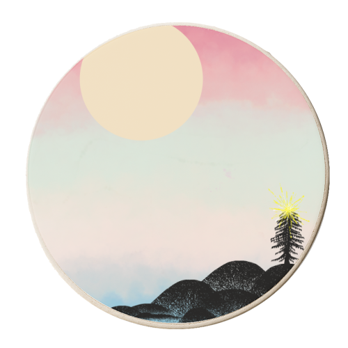 Christmas Sun - personalised beer coaster by Victoria Kortekaas