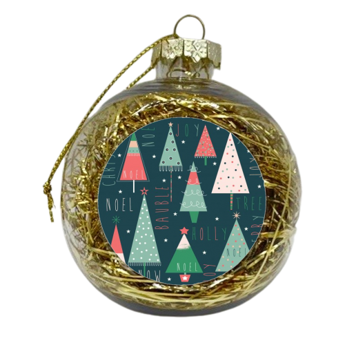 Christmas Tree - xmas bauble by Faye Gollaglee