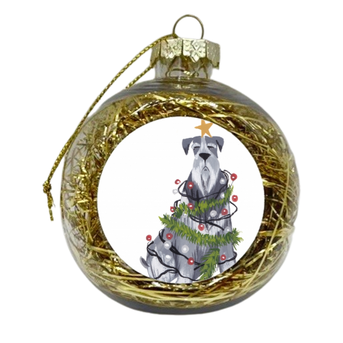 CHRISTMAS TREE - xmas bauble by Louisa kewell