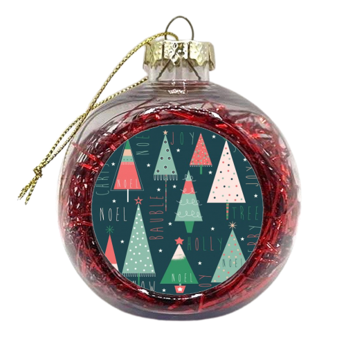 Christmas Tree - xmas bauble by Faye Gollaglee