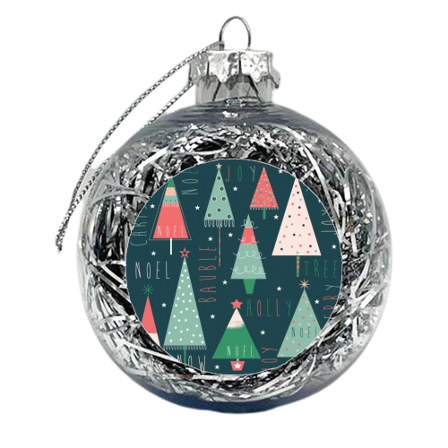 Christmas Tree - xmas bauble by Faye Gollaglee