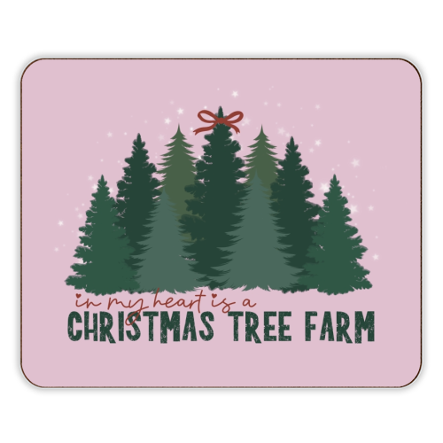 Taylor's Christmas Tree Farm - designer placemat by Giddy Kipper