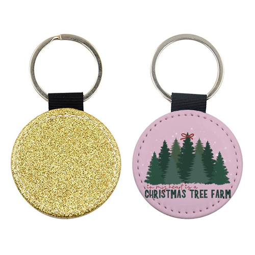 Taylor's Christmas Tree Farm - keyring by Giddy Kipper