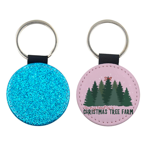 Taylor's Christmas Tree Farm - keyring by Giddy Kipper