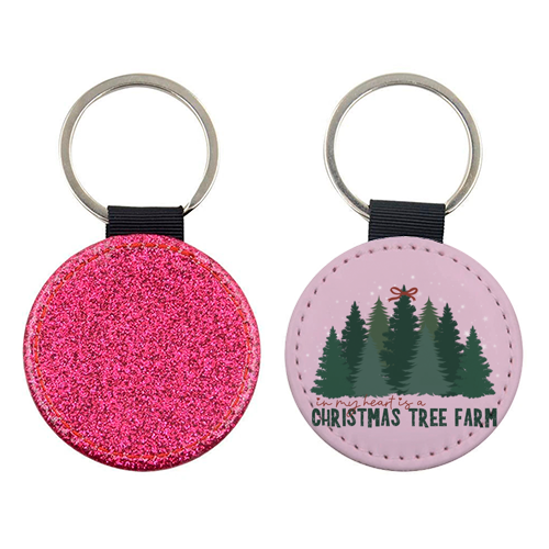 Taylor's Christmas Tree Farm - keyring by Giddy Kipper