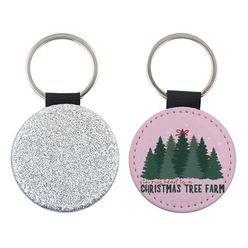 Taylor's Christmas Tree Farm - keyring by Giddy Kipper