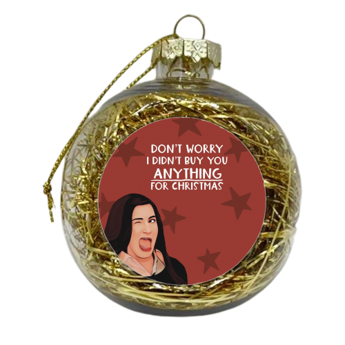 Christmas: Winking face meme - xmas bauble by Giddy Kipper