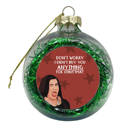 Christmas: Winking face meme - xmas bauble by Giddy Kipper