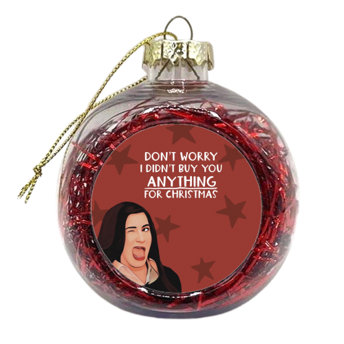 Christmas: Winking face meme - xmas bauble by Giddy Kipper