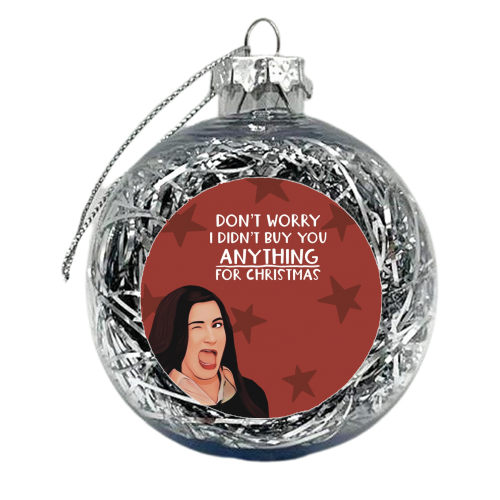 Christmas: Winking face meme - xmas bauble by Giddy Kipper