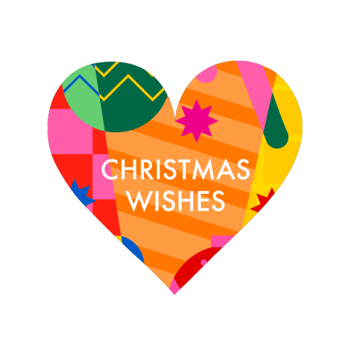 Christmas Wishes Geometric Xmas Design - Magnet by AbiGoLucky