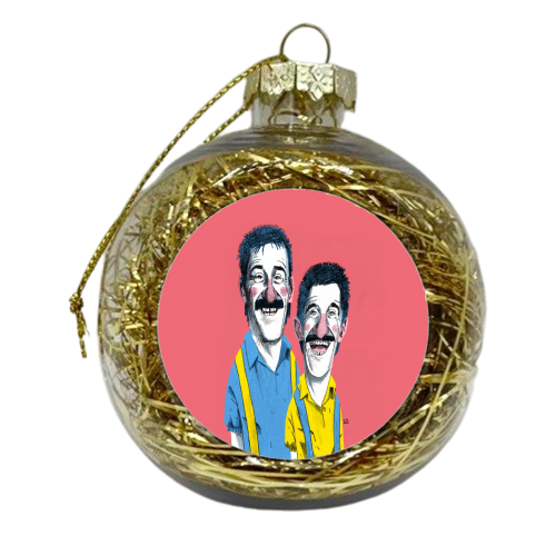 Chuckle Brothers - xmas bauble by Alexander Jackson