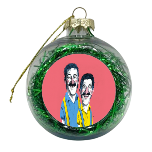 Chuckle Brothers - xmas bauble by Alexander Jackson