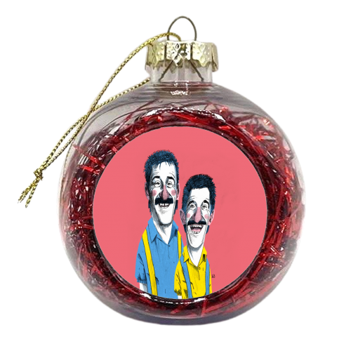 Chuckle Brothers - xmas bauble by Alexander Jackson