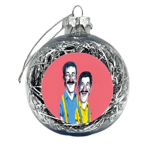 Chuckle Brothers - xmas bauble by Alexander Jackson