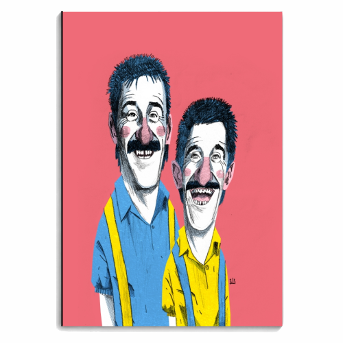 Chuckle Brothers - personalised A4, A5, A6 notebook by Alexander Jackson