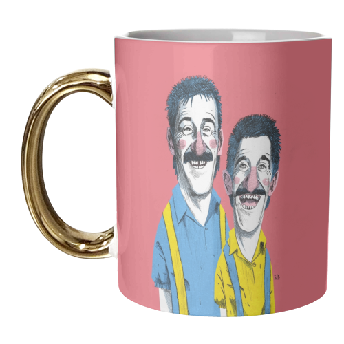 Chuckle Brothers - unique mug by Alexander Jackson