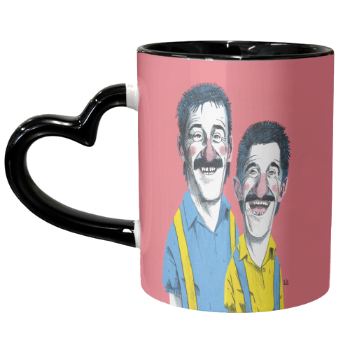 Chuckle Brothers - unique mug by Alexander Jackson