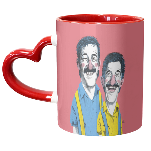 Chuckle Brothers - unique mug by Alexander Jackson
