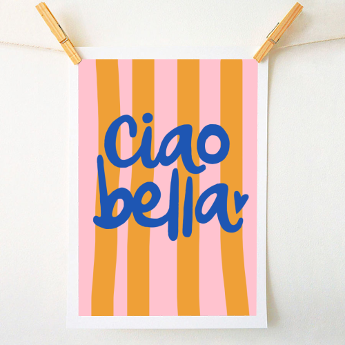 Ciao Bella - A1 - A4 art print by The Boy and the Bear