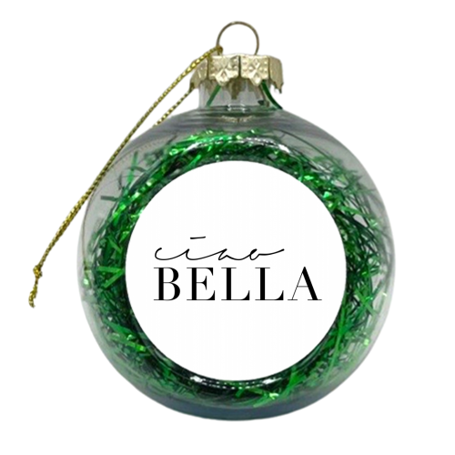 Ciao Bella - xmas bauble by Toni Scott