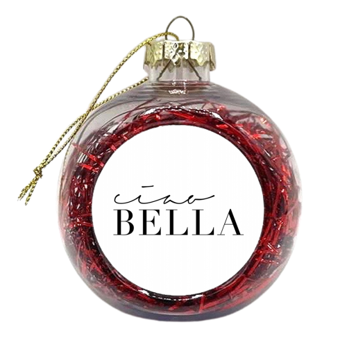 Ciao Bella - xmas bauble by Toni Scott