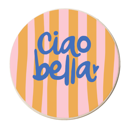 Ciao Bella - personalised beer coaster by The Boy and the Bear