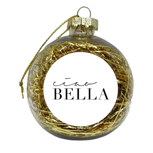 Ciao Bella - xmas bauble by Toni Scott
