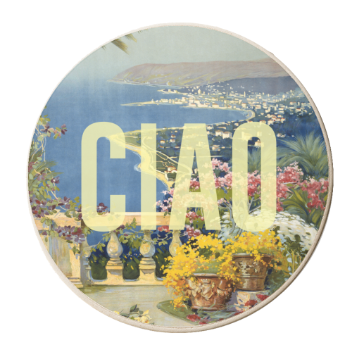 Ciao - personalised beer coaster by The 13 Prints