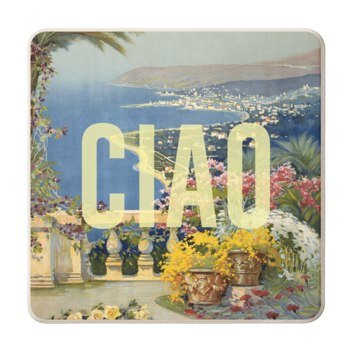 Ciao - personalised beer coaster by The 13 Prints