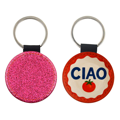 Ciao Tomato - keyring by Ms Doodle