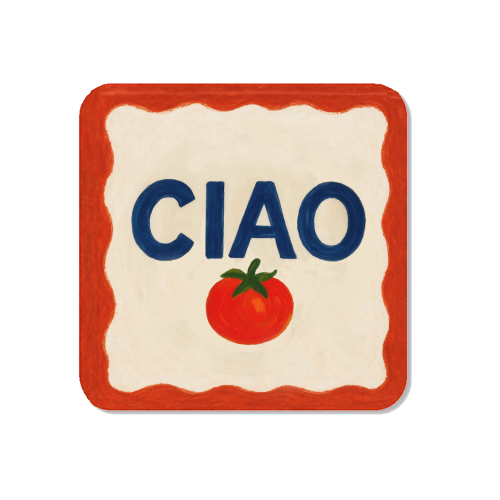 Ciao Tomato - Magnet by Ms Doodle