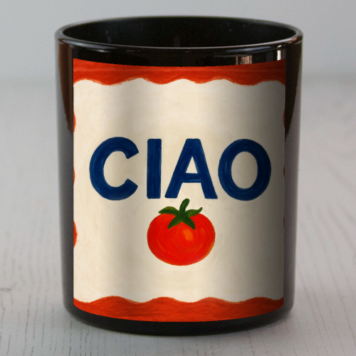 Ciao Tomato - scented candle by Ms Doodle