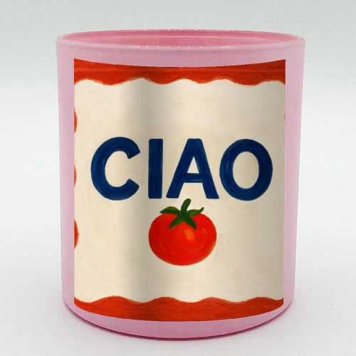 Ciao Tomato - scented candle by Ms Doodle