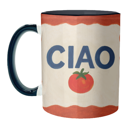Ciao Tomato - unique mug by Ms Doodle