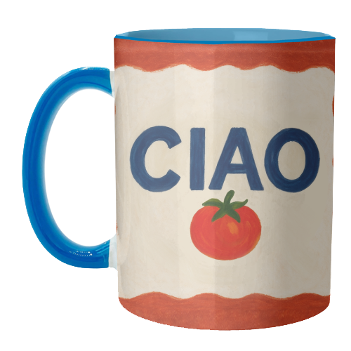 Ciao Tomato - unique mug by Ms Doodle